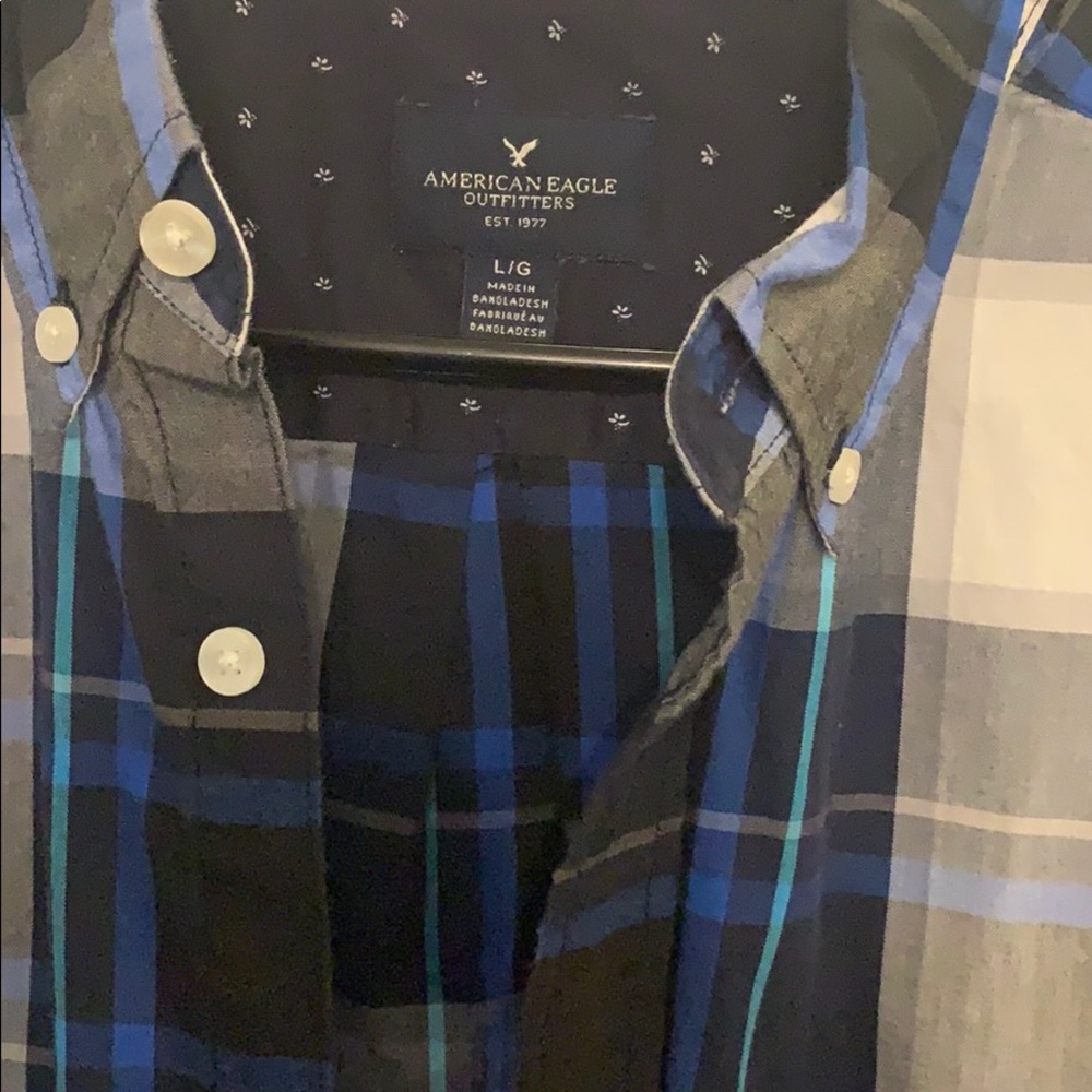 American eagle blue button down - Picture 4 of 4